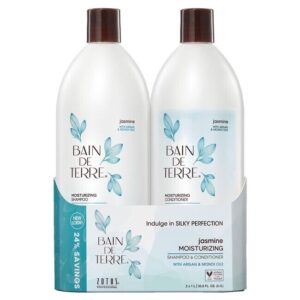 Duo Litros Baño de Tierra Jazmín Hidratación Del Cabello Shampoo y Acondicionador