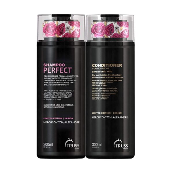 Shampoo y Acondicionador TRUSS Perfect con ácido hialurónico