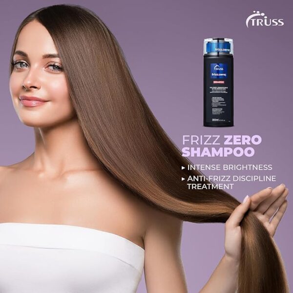 TRUSS Frizz Zero Shampoo 300ml - para cabello encrespado - Imagen 2