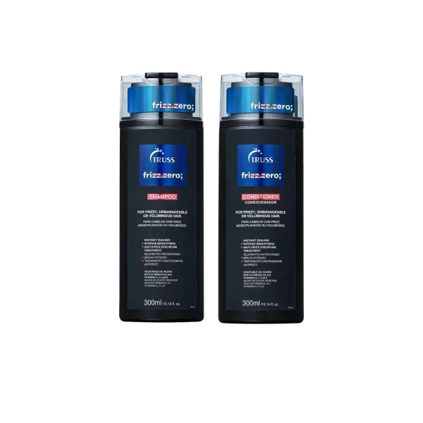 Truss Duo Shampoo y Acondicionador Frizz Zero 300ml c/u