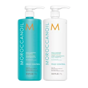 Frizz Control Shampoo y Acondicionador Duo de Litros Moroccan Oil